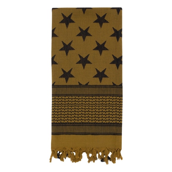 NWT Tactical Scarf Mustard Star - Picture 1 of 1